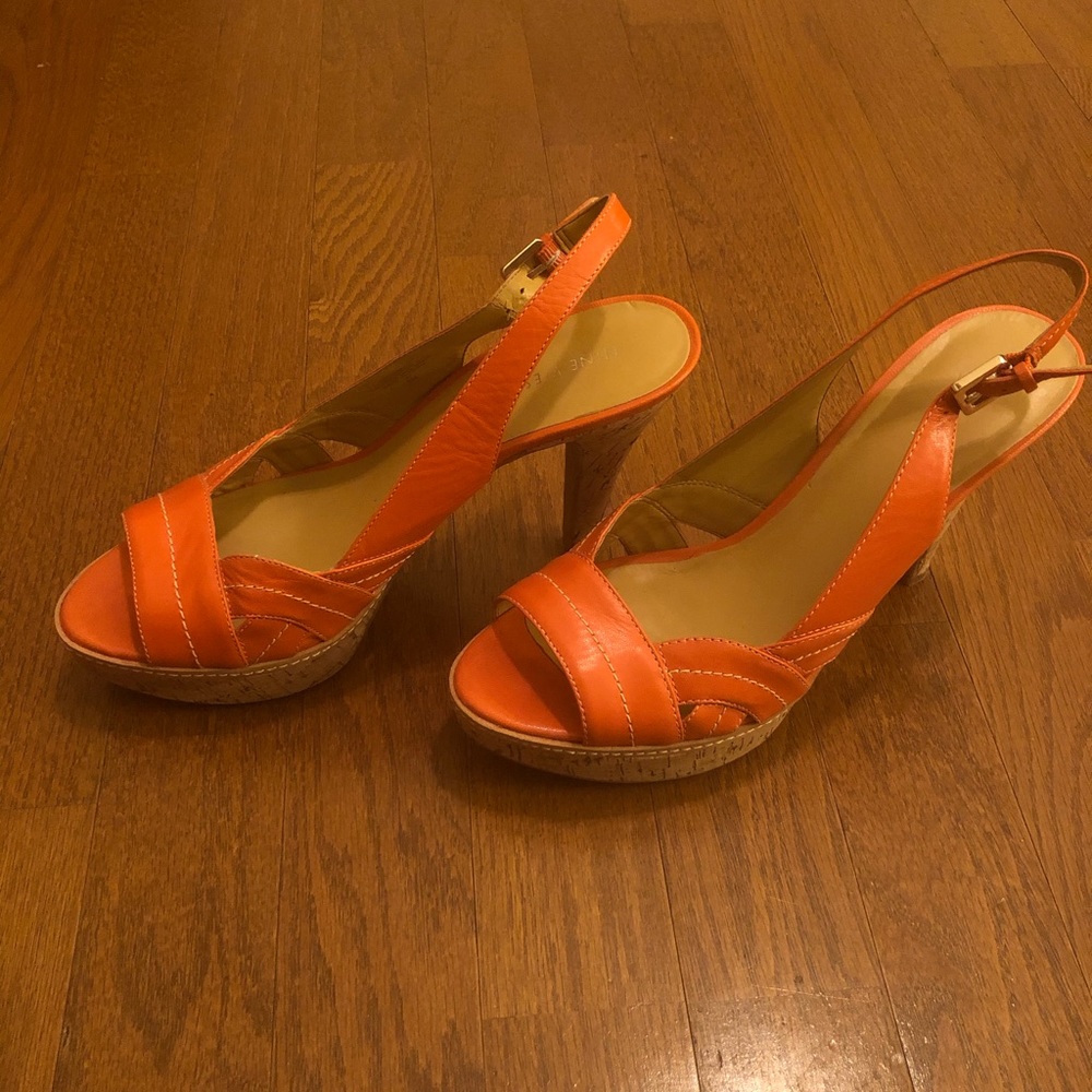 Nine West platform slingback sandal